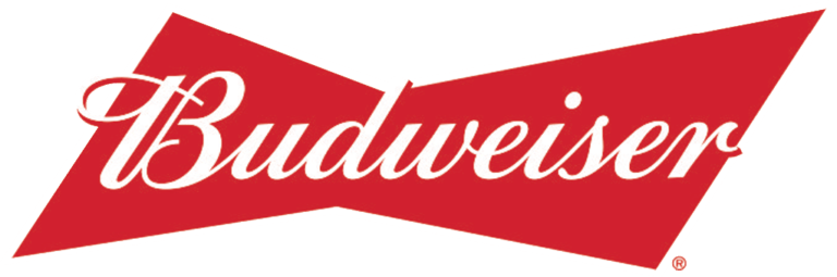 Budweiser Logo white outline